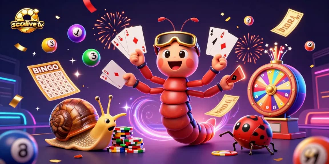 Socolive tv's colorful casino scene showcases excitement with vibrant characters and dynamic gameplay elements