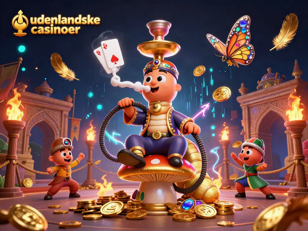 Engage with udenlandske casinoer to elevate your gaming experience, featuring dynamic characters and casino-themed elements.