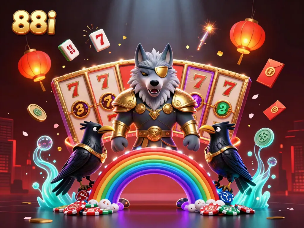 Engage in the world of 88i with dynamic gaming elements surrounding Norse mythology characters.