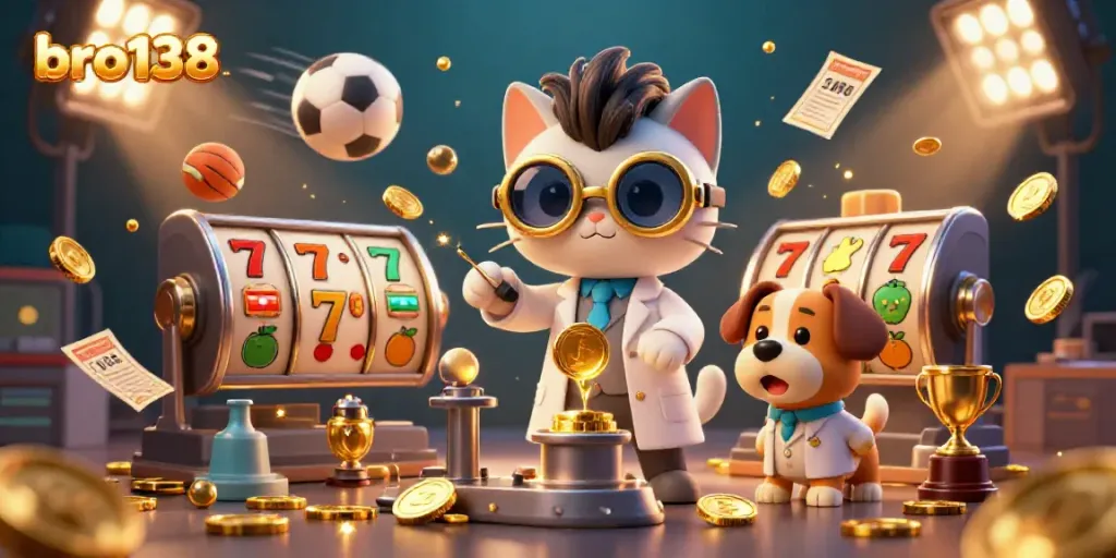 Spin and win with the bro138 slot adventure featuring vibrant symbols and golden thrills.