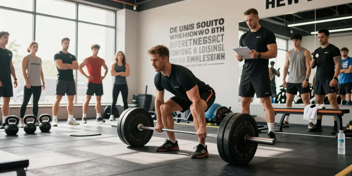 Energiegeladener Athlet hebt Gewichte im Steroidshop-Fitnessstudio und zeigt Engagement für Muskelwachstum.
