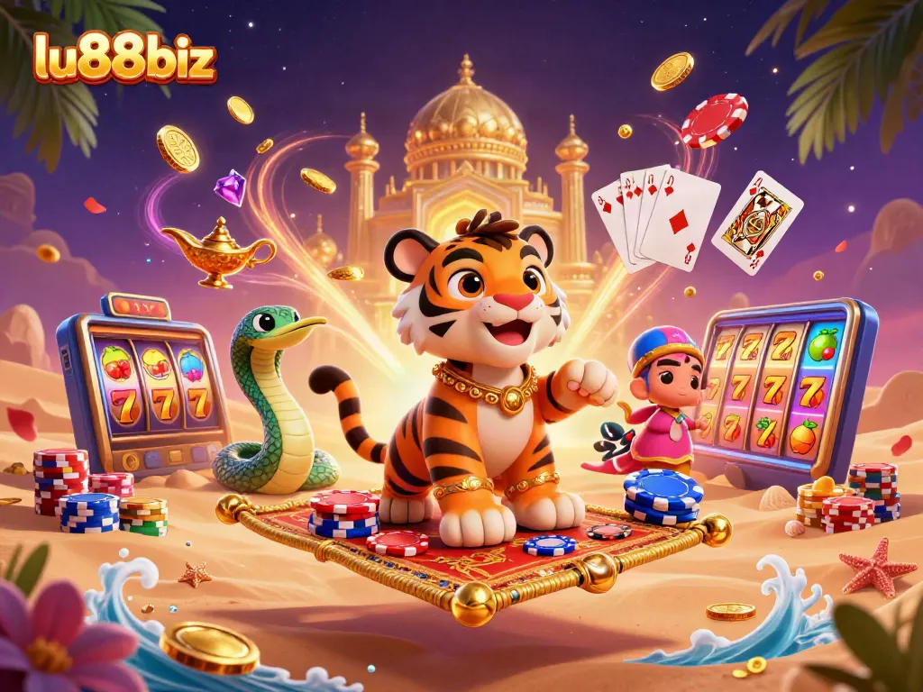 Engage with thrilling slots at lu88biz, featuring immersive Arabian Nights theme and lucky 7s.