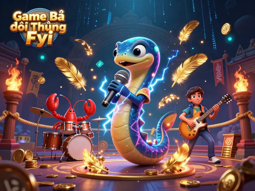 Experience the electrifying Game Bài Đổi Thưởng Fyi with vibrant underwater casino performances!