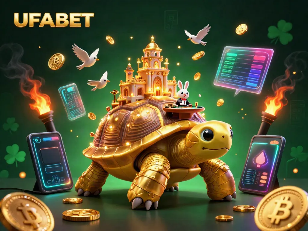 Experience thrilling gameplay with UFABET's unique casino elements and vibrant 3D art.