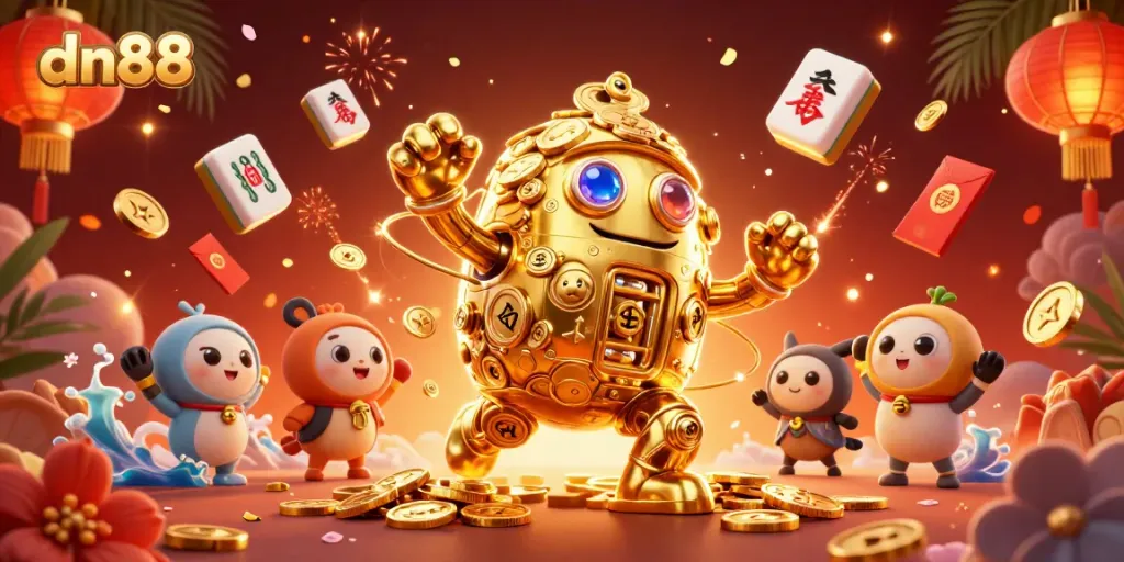 Spin the reels with dn88's vibrant casino action featuring dynamic gaming elements.