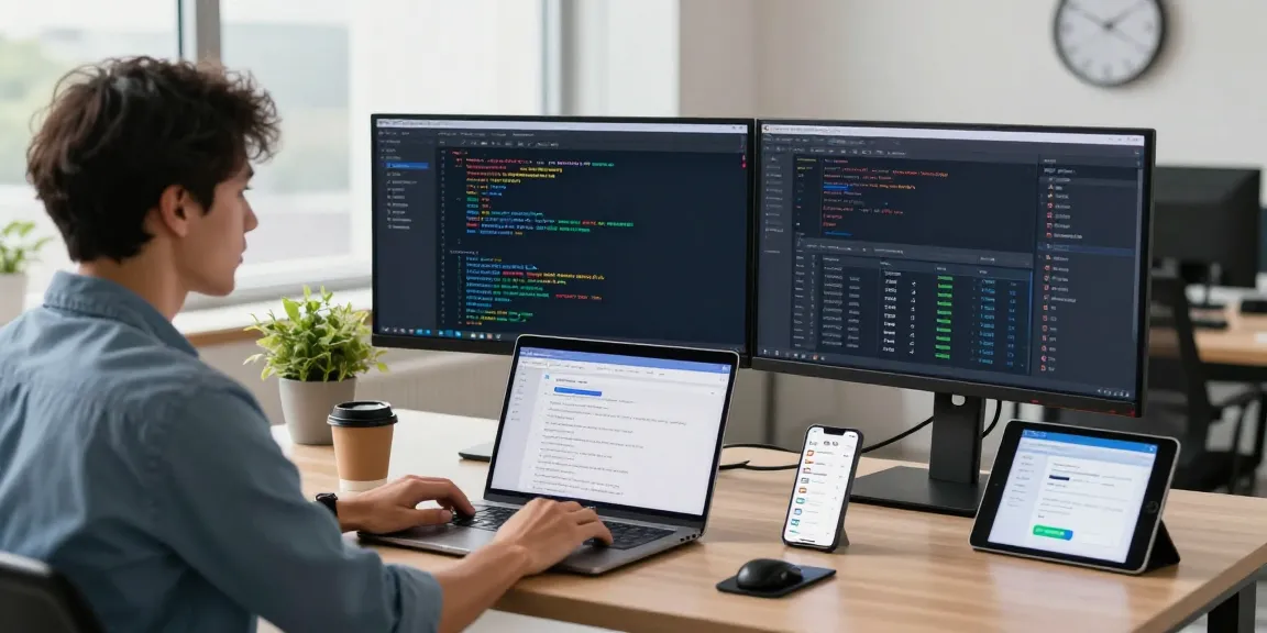 Optimale Integration des Crypto Payment Gateway in einem modernen Büro mit Entwicklern und Statistiken.