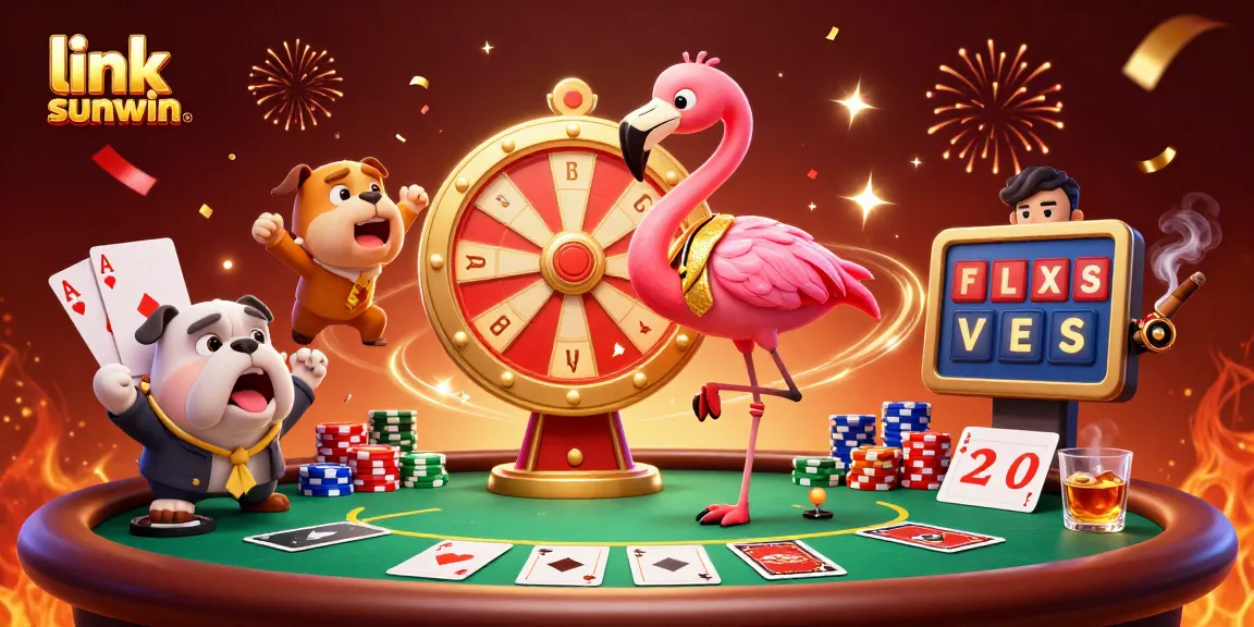 Spin the giant prize wheel at link sunwin with excitement and vibrant casino elements.