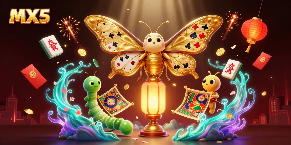Engage with MX5 online gaming featuring vibrant casino scenes, dynamic characters, and festive elements.