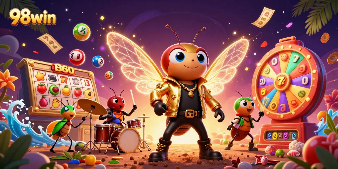 Experience thrilling gambling adventures with 98win in a vibrant casino setting.