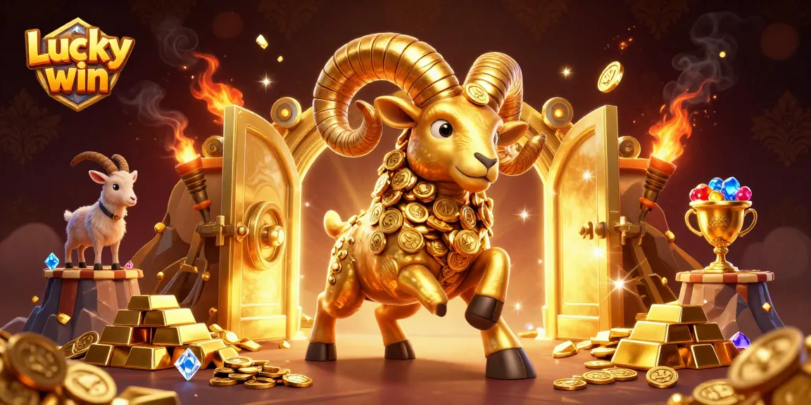 Immerse in the Lucky win theme, showcasing glorious riches and excitement in a vibrant casino showdown.