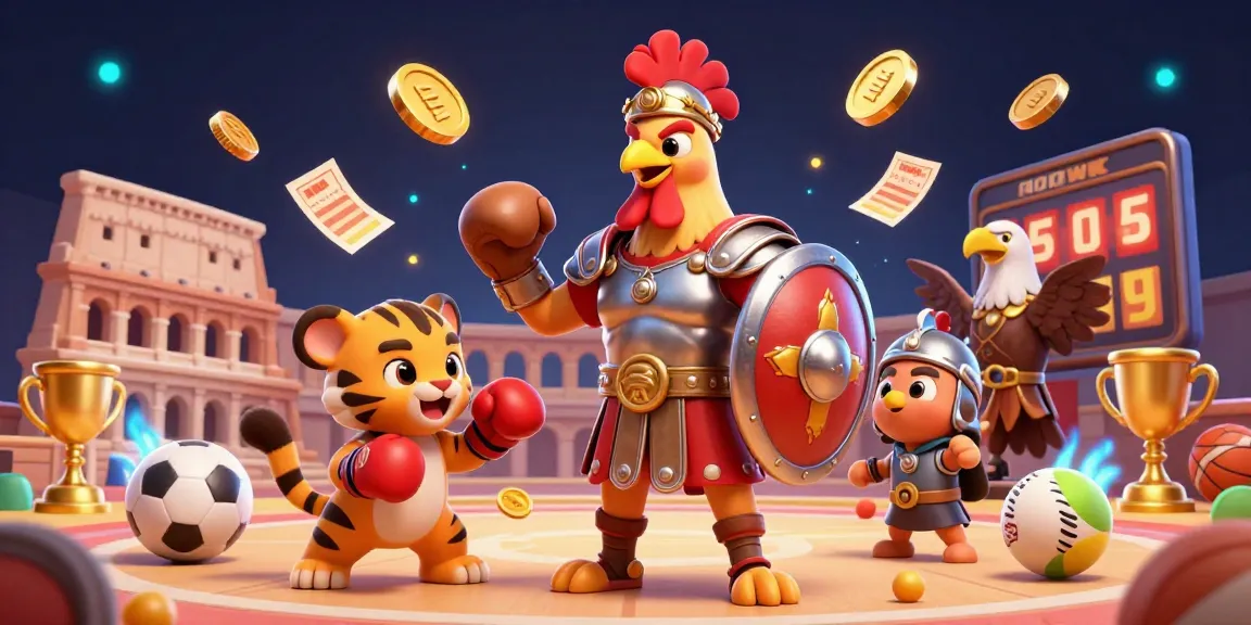 Engage with thrilling sports betting action at lv88 featuring dynamic game elements and characters.