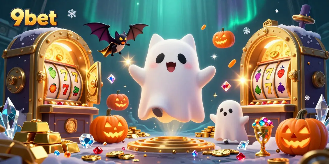 Engage in thrilling fun with 9bet in a haunted casino realm, featuring playful characters and rich rewards.