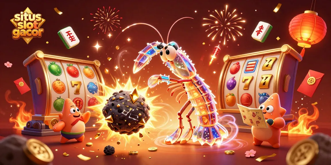 Engage with situs slot gacor through thrilling jackpot action featuring vibrant slot reels and characters.