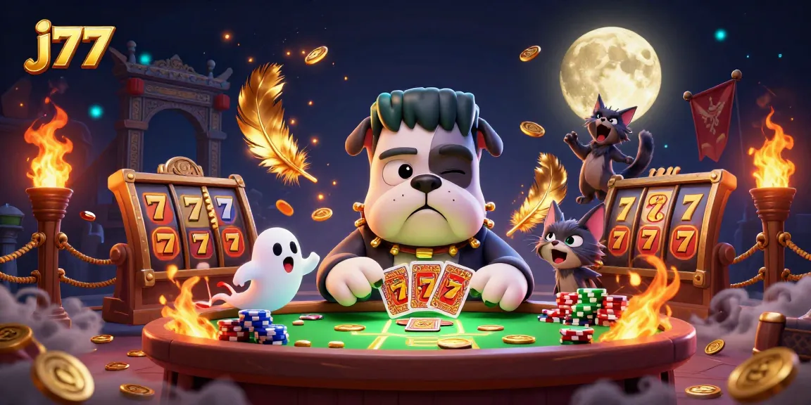 Experience thrilling gameplay with j77's vibrant casino atmosphere, featuring immersive 3D characters and exciting elements.